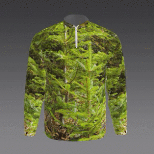 Camo 1/4 Zip Long Sleeves Design 32