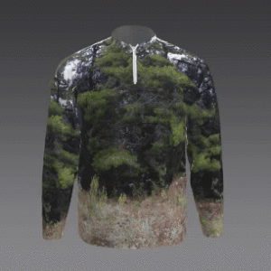 Camo 1/4 Zip Long Sleeves Design 34