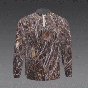 Camo 1/4 Zip Long Sleeves Design 37