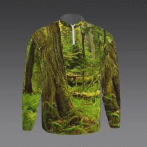 Camo 1/4 Zip Long Sleeves Design 44