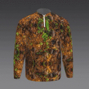 Camo 1/4 Zip Long Sleeves Design 52