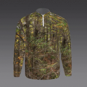 Camo 1/4 Zip Long Sleeves Design 53