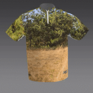 Camo 1/4 Zip Short Sleeves Design 6