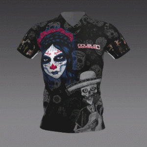 Black Sugar Skull Shirt Ladies