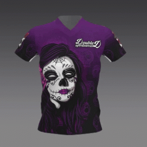 Purple Sugar Skull Shirt