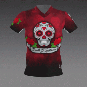 Red Ladies Sugar skull