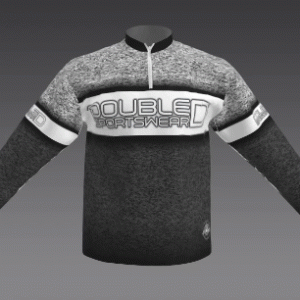 Double D Heather Quarter Zip Long Sleeve