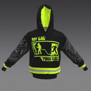 My Dad Firefighter Hoodie