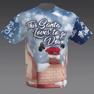 Santa Likes To Go Down Jersey