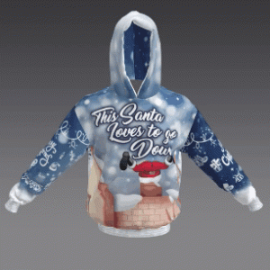 Santa Goes Down Hoodie