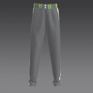 Charcoal with Lime Green