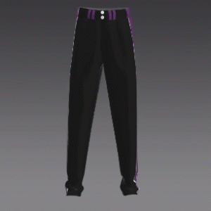 Black with Purple