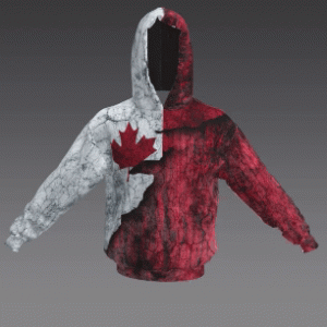Canada Cracked not Broken  Hoodie